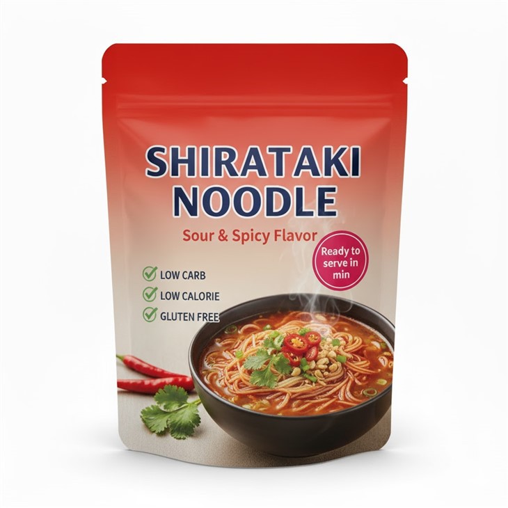 Chili And Vinegar Instant Konjac Noodles